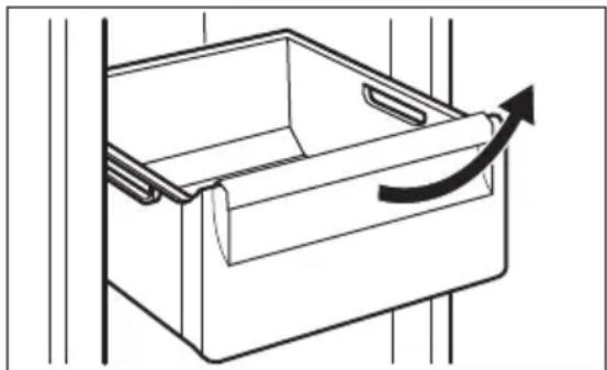 AEG RMB952D6VB - Retrait et installation des tiroirs du congélateur - 1