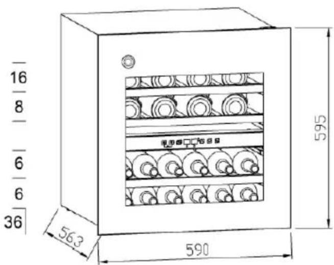 Klarstein VELAIRE 36B - CONSERVAZIONE DEL VINO - 1