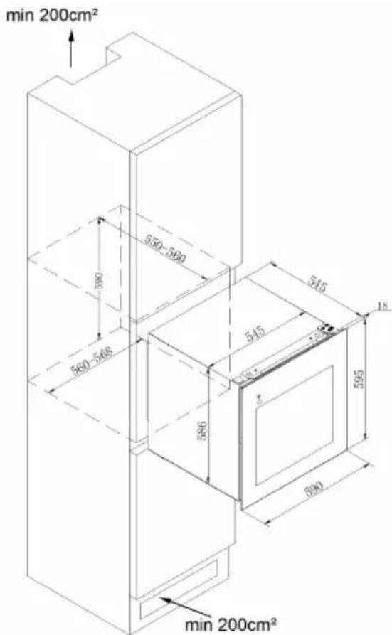 Klarstein VELAIRE 36B - Vollständig integrierte, eingebaute Anweisungen für die Säulenmontage - 1
