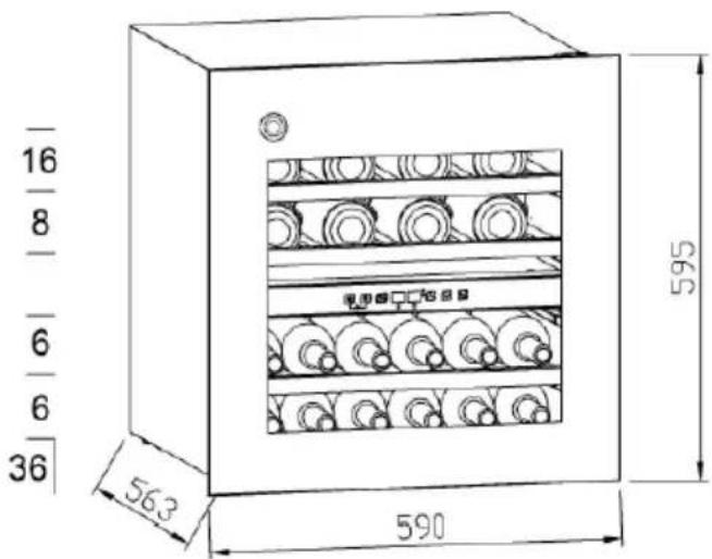 Klarstein VELAIRE 36B - WINE STORAGE - 1