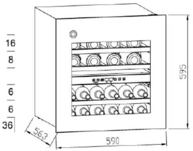 Klarstein VELAIRE 36B - ALMACENAMIENTO DE VINO - 1
