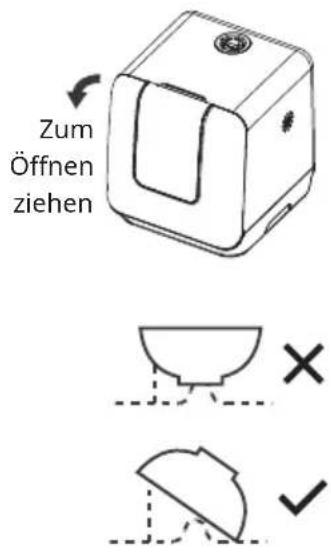 Klarstein Melville 3 - Tür öffnen, Geschirr hineinstellen und Geschirrspülmittel hinzufügen - 1