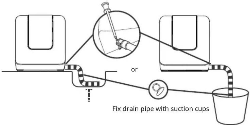 Klarstein Melville 3 - The connection of the drain pipe - 1
