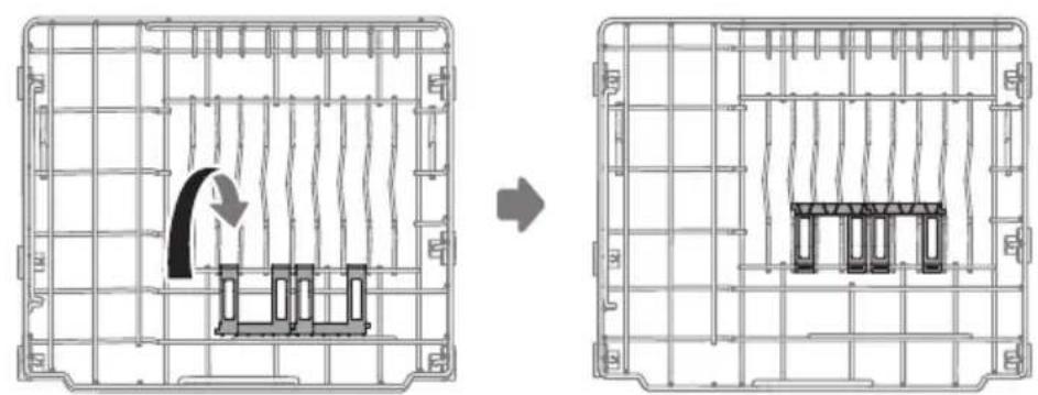 Klarstein Melville 3 - Utilisation du support de vaisselle - 1