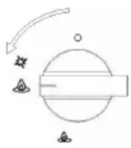 Klarstein Turbocast - Flame selection - 1