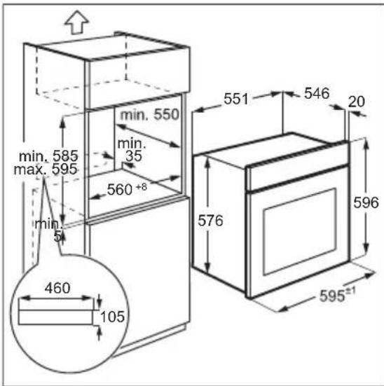 AEG OK8NW00MB - Instalar o aparelho - 1