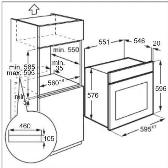 AEG OK8NW00MB - Installera produkten - 1