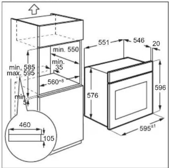 AEG OK8NW00MB - Instal·lació de l'aparell - 1