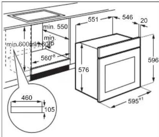 AEG OK8NW00MB - Εγκατάσταση της συσκευής - 2