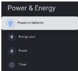 HAIER H43Q81FUX - ПИТАНИЕ И ЭНЕРГОПОТРЕБЛЕНИЕ - 1
