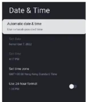 HAIER H43Q81FUX - DATA E ORA - 1