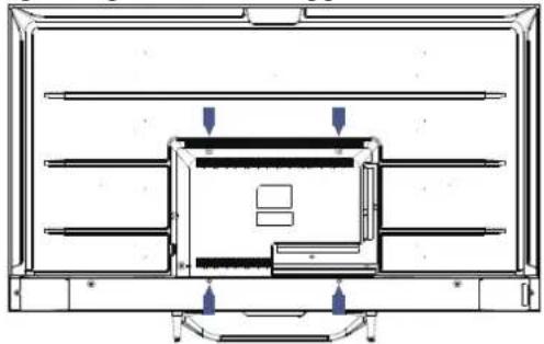 HAIER H43Q81FUX - KLARG∅RING AF LED TV'ET TIL VÆGMONTERING - 1