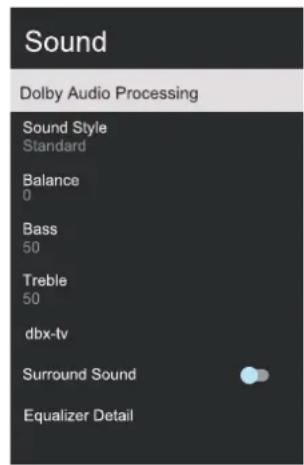 HAIER H43Q81FUX - SOUND - 1