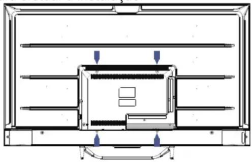 HAIER H43Q81FUX - PREPARAÇÃO DO TELEVISOR LED PARA MONTAGEM NA PAREDE - 1