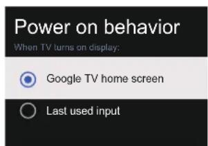HAIER H43Q81FUX - POWER ON BEHAVIOR (STR∅M PÅ-ATFERD) - 1