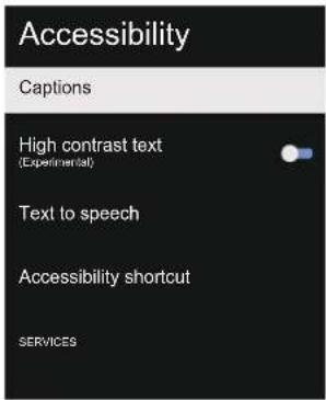 HAIER H43Q81FUX - ACCESSIBILITY - 1