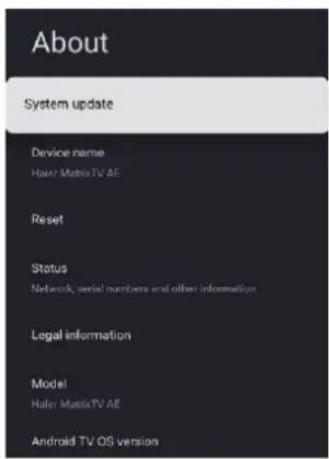 HAIER H43Q81FUX - DESPRE - 1