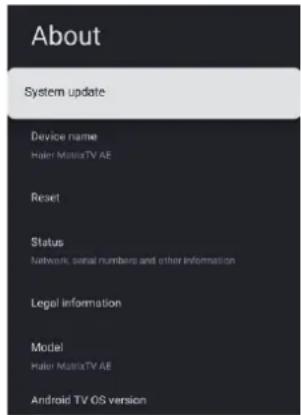 HAIER H43Q81FUX - ABOUT (INFORMACIÓN) - 1