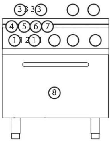 MBM G4S6 - Emplacement des principaux composants - 1