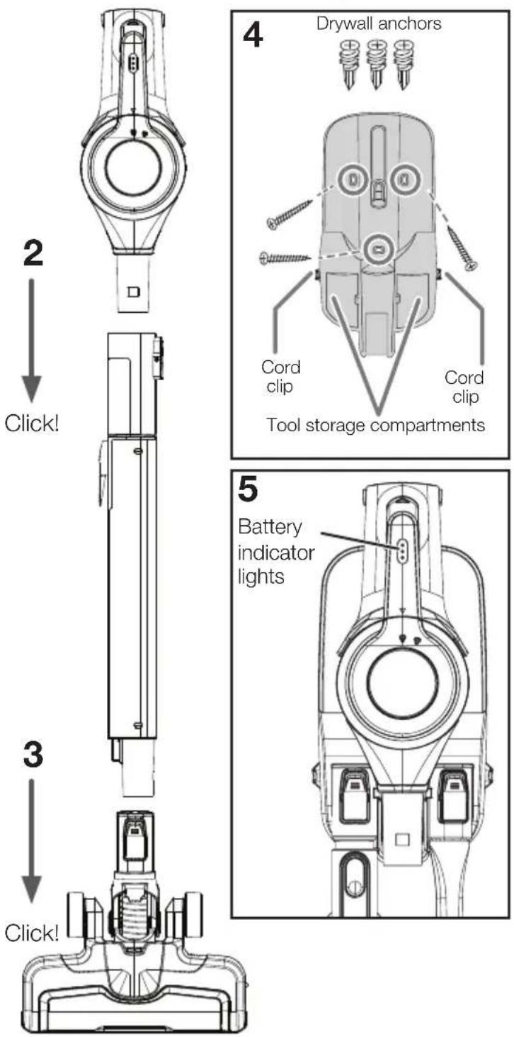 VESTFROST Aqua Plus Power VF-VM4501GS - Battery indicator lights show level of charge (Fig. 5) - 2