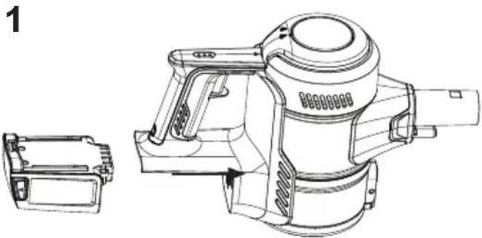 VESTFROST Aqua Plus Power VF-VM4501GS - Ενδεικτικές λυχνίες στην μπαταρία δεί- χνουν το επίπεδο φόρτισης (Εικ. 5) - 1