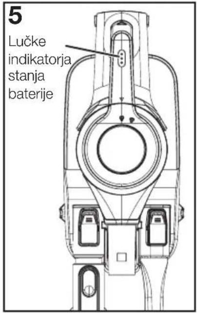 VESTFROST Aqua Plus Power VF-VM4501GS - Lučke indikatorja stanja baterije prikazujejo stopnjo napolnjenosti - 2