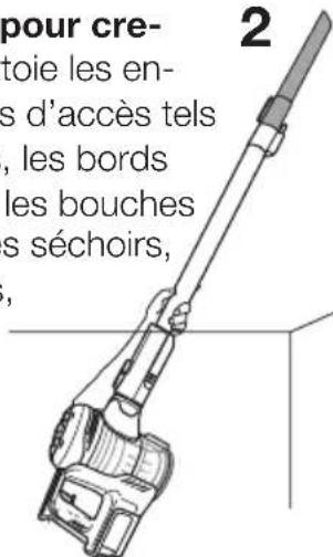 VESTFROST Aqua Plus Power VF-VM4501GS - Comment utiliser un aspirateur sans fil avec brosse motorisée au sol. - 3
