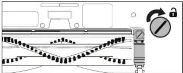 VESTFROST Aqua Plus Power VF-VM4501GS - Brushroll maintenance - clean frequently or when brushroll indicator light turns red - 2