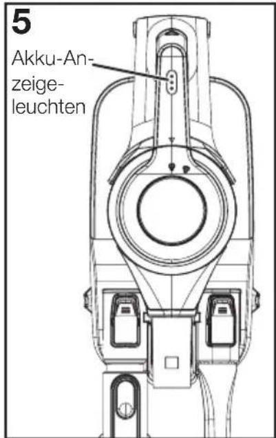 5 Akku-An- zeige- leuchten