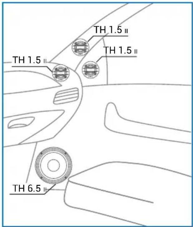 AUDISON Thesis TH 6.5 II Sax - TH 1.5 II Violino / TH 6.5 II Sax - IN CAR SET-UP - 1