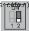DELL PowerEdge R6715 - Paramètres du commutateur DIP - 3