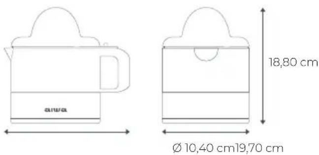AIWA MIKAN AJC-4000 - MESURES - 1