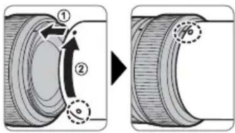 FUJIFILM XF 35mm f/1.4 R - Attaching the Hood - 1