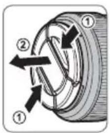 FUJIFILM XF 35mm f/1.4 R - Fjerning av dekselet - 1
