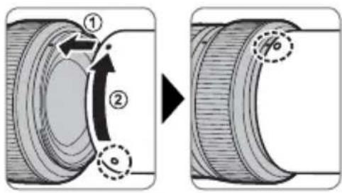 FUJIFILM XF 35mm f/1.4 R - Colocación del parasol - 1