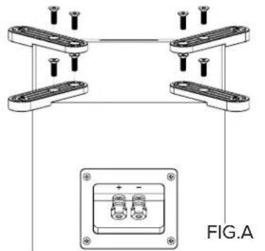 ELAC Uni-Fi 2.0 UF52 - Outrigger Feet & Spike Installation (UF52 Only) - 1