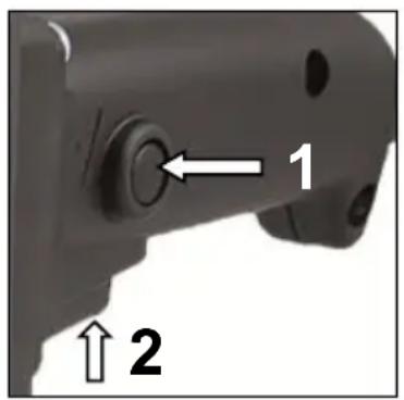 Eibenstock EHF 1400 - The EFS 1400 is equipped with a lock-off button against unintentional switch-on. - 1