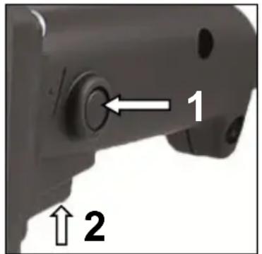 Eibenstock EHF 1400 - La EFS 1400 est équipée d'un bouton de verrouillage contre tout enclenchement accidentel. - 1