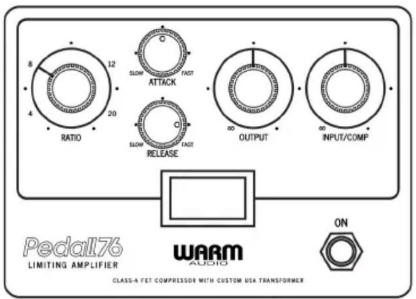 Warm Audio PEDAL76 - POST-DISTORTION RHYTHM - 1