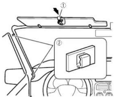 PIONEER AVH-X2800BS - Mounting on the sun visor - 2