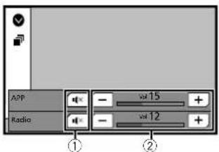 PIONEER AVH-X2800BS - Uso de la función de mezcla de audio - 1