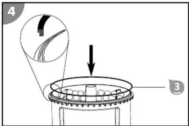 Steinbach Active Balls 50 - Preparing the filter vessel - 2