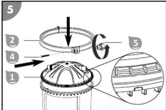 Steinbach Active Balls 50 - Preparing the filter vessel - 3