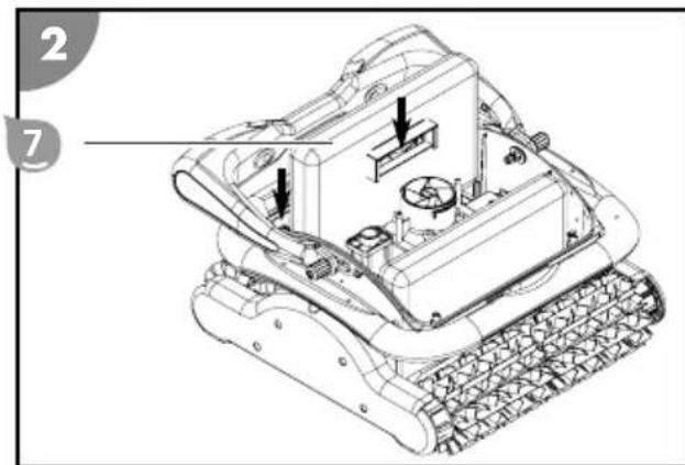 Steinbach Poolrunner Twin - Inserting the filter units - 2