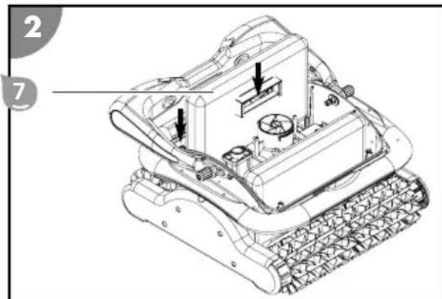 Steinbach Poolrunner Twin - Wkladanie zespolow filtra - 2