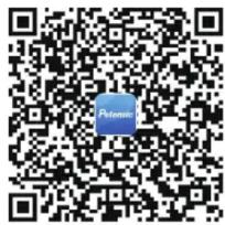 QR code with embedded blue logo containing the word 'PetSmart'