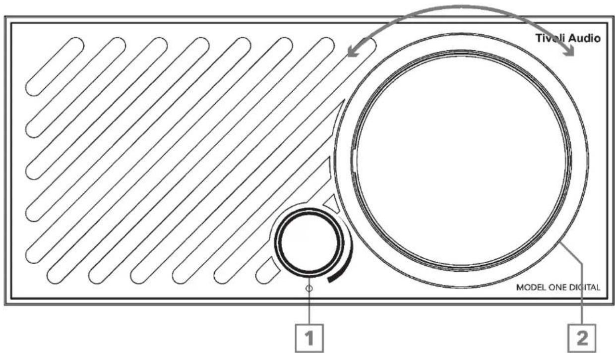 TIVOLI AUDIO Model One Digital Gen 3 - Panneau Avant - 1