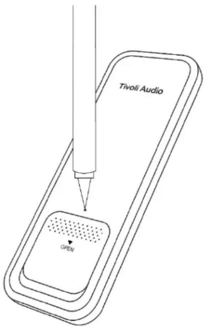 TIVOLI AUDIO Model One Digital Gen 3 - Procedure voor het Vervangen van de Batterij van de Afstandsbediening - 1