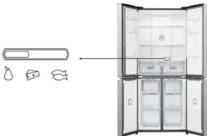 GORENJE NRM819D61X - Compartiment coulissant de régulation de température - 1