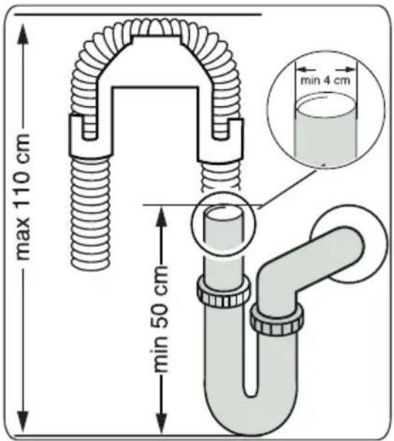 ILVE D60ABIFISL - Tuyau de vidange (selon le modèle) - 1